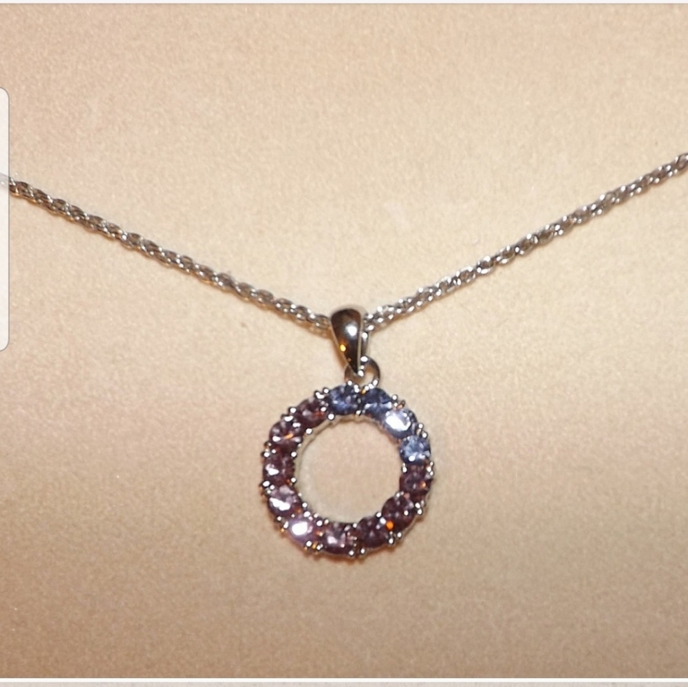 Multicolor O Circle Monogram Rainbow Rhinestones - image 4